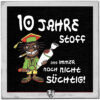 Abschluss T-Shirt 10 Jahre Stoff