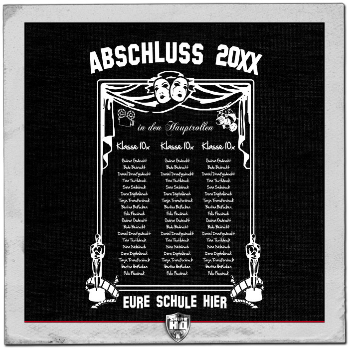 Abschluss T-Shirt Klappe die Letzte