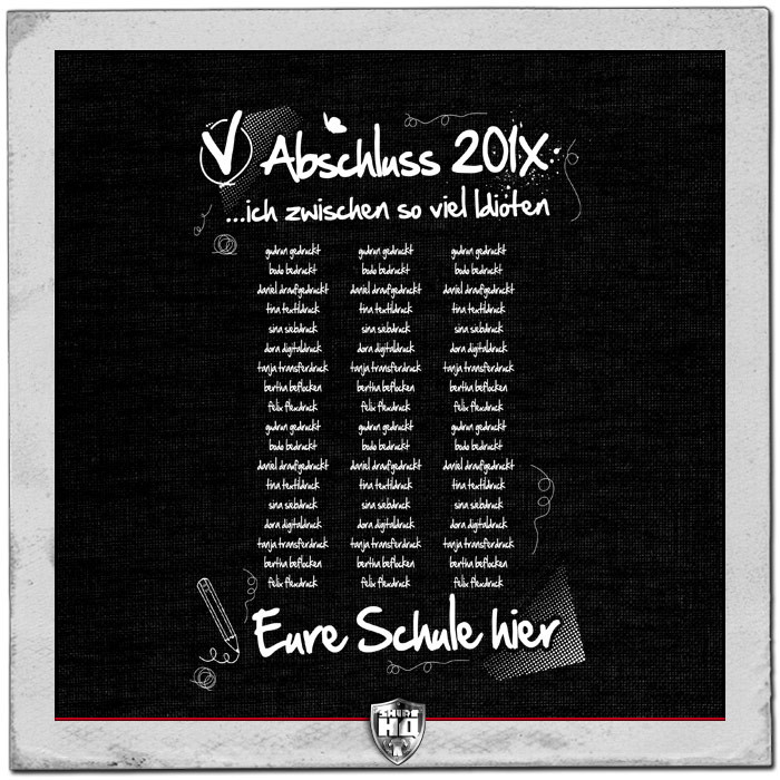 Abschluss T-Shirt willst du mit mir abgehn