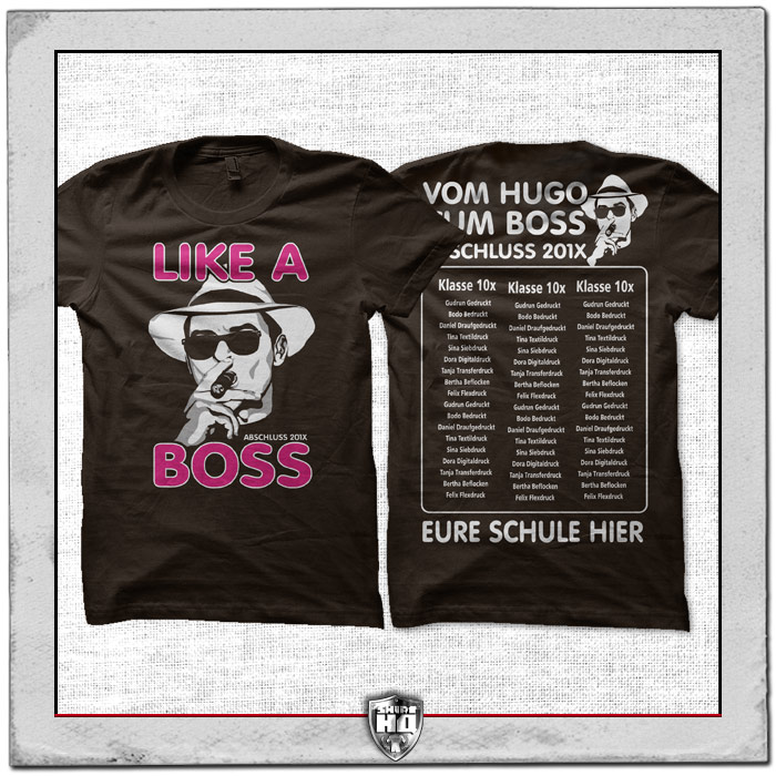 Abschluss T-Shirt Like a Boss