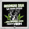 Abschluss T-Shirt 10 Jahre Stoff und immer noch nicht high