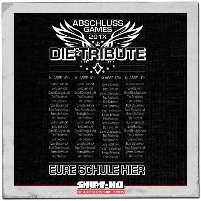 Abschlusspulli 10 Jahre Tribut gezollt