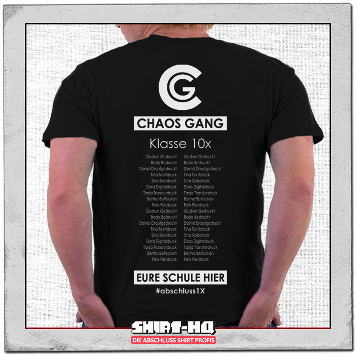 Abschluss Shirts Chaos Gang