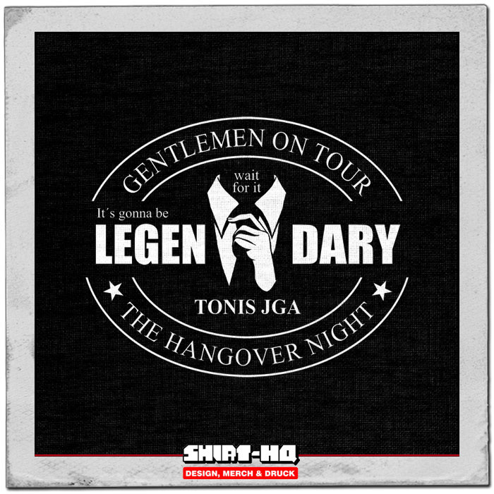 JGA Shirt Motto Gentlemen on Tour