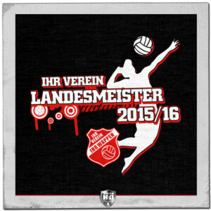 Meister Shirts Volleyball Landesmeister